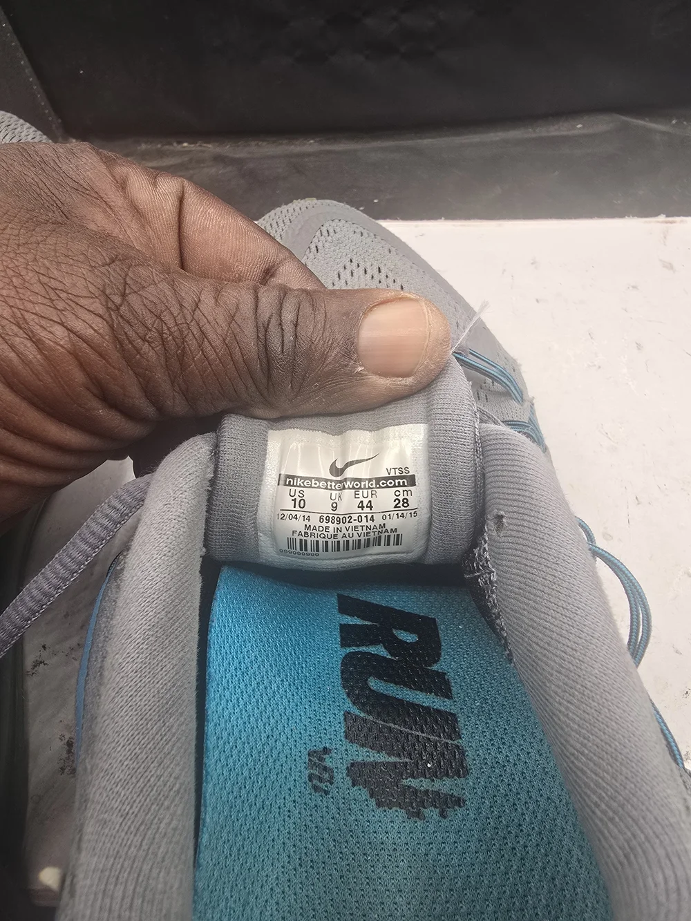 Nike‎ Gray and Teal Women’s Running Shoes